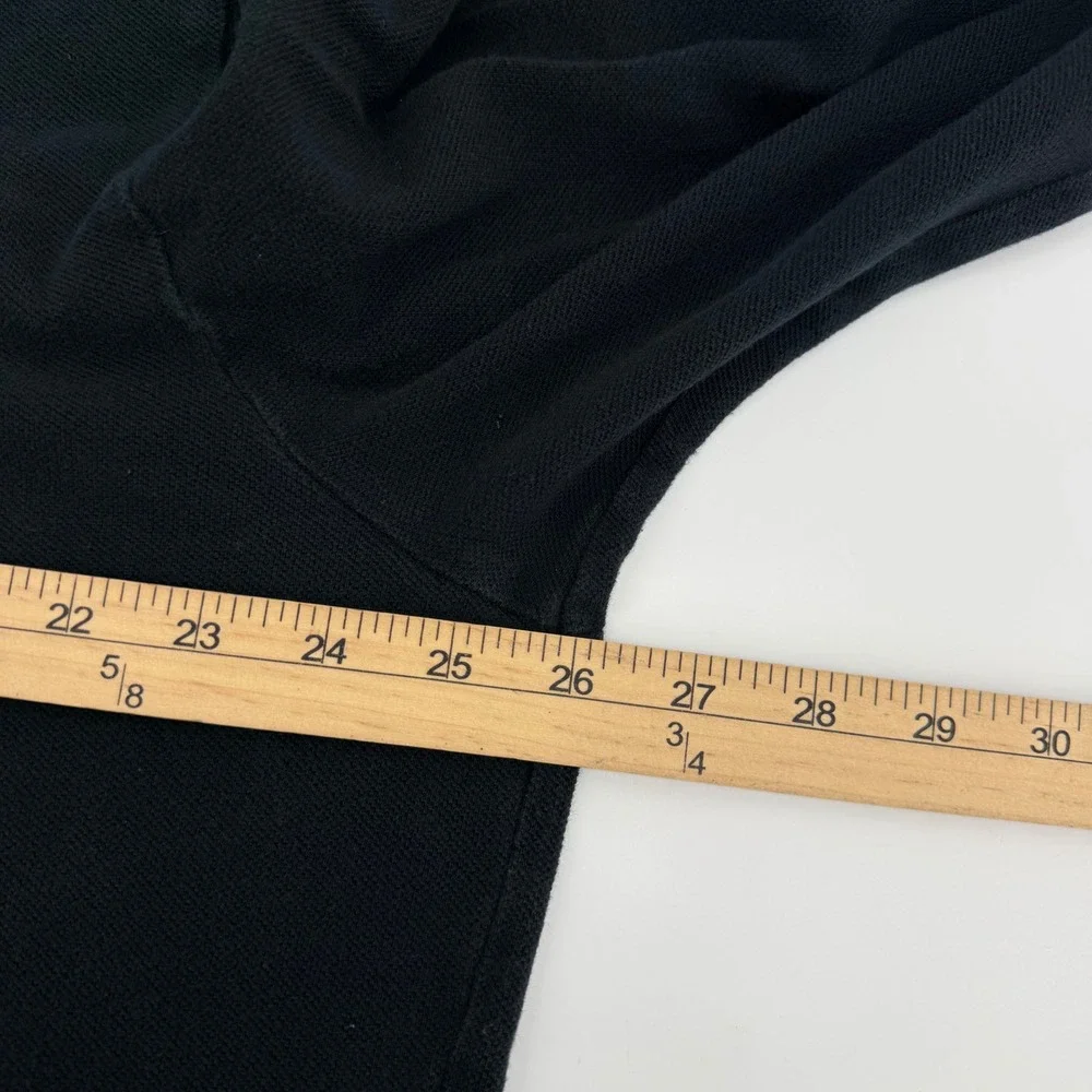 Polo Ralph Lauren Long Sleeve Collared Polo Shirt Mens XL Black Embroidered Pony